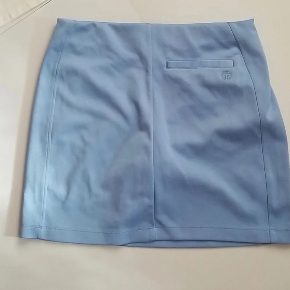 Tory Burch Tennis Skirt Skort Golf Baby Blue Large Preppy Tennis Prep Spring